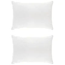 vidaXL KopfKissen Fulda 40 x 80 cm Weiß