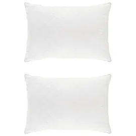 vidaXL KopfKissen Fulda 40 x 80 cm Weiß