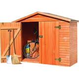 Promadino Geräteschrank Heidelberg 227 cm x 82 cm x 173 cm