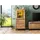 Massivmoebel24 Vitrine Villanders 65 x 40 x 148 cm Natur