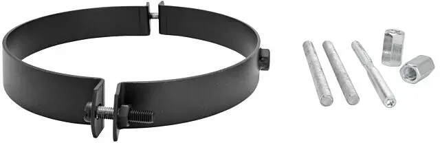 Bertrams Rohrschellenset 05RSS150 Ø 150 x 2 mm, schwarz