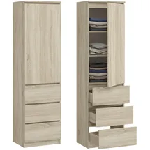 home collective Kleiderschrank 50 x 180,5 x 40 cm Beige