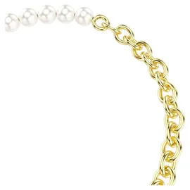 Swarovski Idyllia Armband Kristallperle Weiß Goldlegierungsschicht
