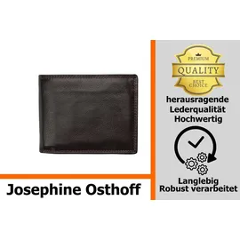 Josephine Osthoff Handtaschen-Manufaktur Josephine Osthoff Geldbörse Herren Portemonnaie schwarz/silber
