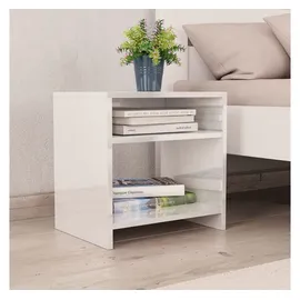 vidaXL Nachtschrank 2 Stk. 40 x 30 x 40 cm Hochglanz-Weiß