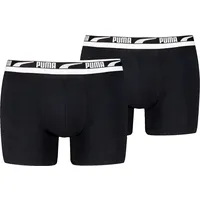 Puma Everyday Multi Logo Boxer schwarz/weiß XL 2er Pack