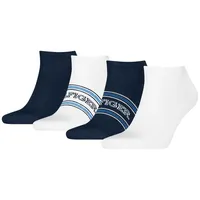 Tommy Hilfiger Socken TH MEN SNEAKER 4P GIFTBOX (4-Paar) mit markantem Logoaufdruck weiß 43-46