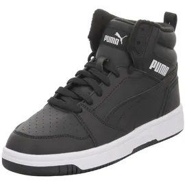 Puma Rebound V6 Mid WTR Jr Sneaker, Shadow Gray Puma Black Puma White, 39