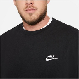 Nike Sportswear Club Fleece Sweatshirt Herren schwarz