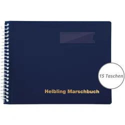 Helbling BMB15 Marschbuch blau 15 Taschen