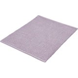 Kleine Wolke Badematte »Punto«, Höhe 5 mm, rutschhemmend beschichtet, fußbodenheizungsgeeignet, Badteppich, Uni Farben, Oberfläche reine Baumwolle, lila