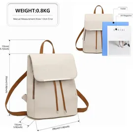 luxuskollektion Miss Lulu Damen Kunstleder Rucksack Elegant