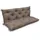 Beautissu Bankauflage 180 x 50 x 50 cm Taupe 1 St.