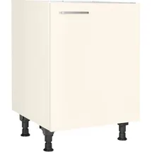 Nobilia Spülenschrank Touch 60 x 58,3 x 87 cm Weiß