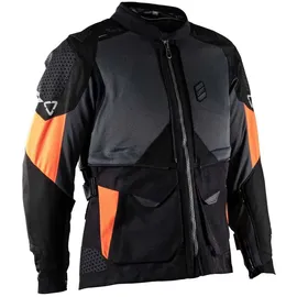 leatt adventure ADV Multitour 8.5 Textiljacke Grau/Schwarz/Orange 2XL