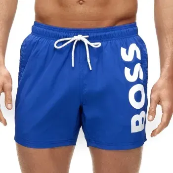 BOSS Badehosen Octopus Swimshort Blau Polyamid Large Herren