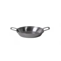 HOT WOK Paella-Pfanne Ø 30 cm Carbonstahl schwarz