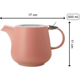 Maxwell & Williams Teekanne 600 ml, Koralle