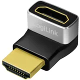Logilink AH0007A HDMI Adapter [1x HDMI-Buchse - 1x HDMI-Stecker] Schwarz-Grau
