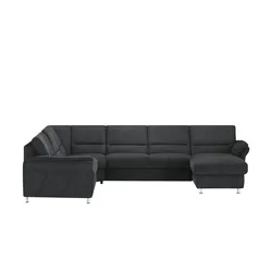 meinSofa Wohnlandschaft  Donald ¦ schwarz ¦ Maße (cm): B: 335 H: 89 T: 262.0