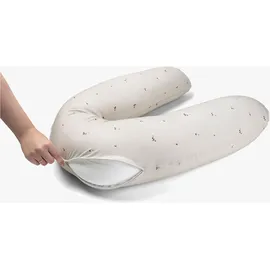 Doomoo Schwangerschaftskissen 180 cm Pilze Beige