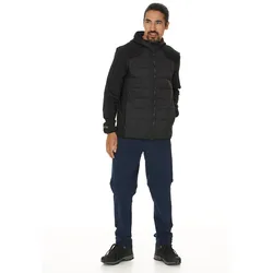 Outdoorjacke WHISTLER "Peyton", Herren, Gr. XXL, schwarz, 100% Polyester, unifarben, casual, Langarm, Jacken, mit Windschutz im Frontbereich