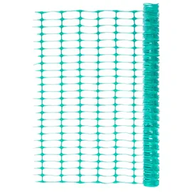 vidaXL Gartenzaun 100 x 100 cm Grün/Kunststoff