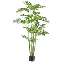 Kunstpalme CREATIV GREEN "Bambuspalme", grün, H:155cm, Kunststoff, Kunstpflanzen, mit zahlreichen Wedeln