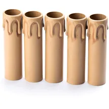 ORION LIGHTSTYLE Kerzenhülse mit Tropfen E14 26 mm x 115 mm antik