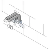 Flamco Heizkörper Anschluss-Set Mauerwerk