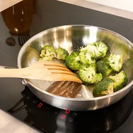 Reishunger Edelstahlpfanne Bratpfanne 28 cm