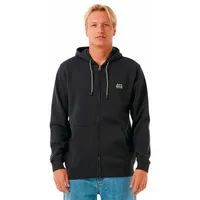 Rip Curl Horizon Reißverschlusspullover - Washed Black - M