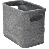 DuneDesign Filz Aufbewahrungskorb Nora in Grau | Gr.: onesize
