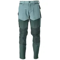 Mascot 22379-311 Hose mit Knietaschen, hell waldgrün/waldgrün, 82C42