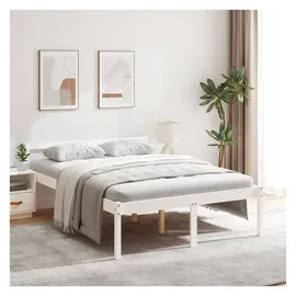 vidaXL Seniorenbett 140 x 190 cm Weiß