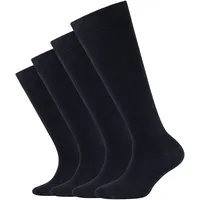 CAMANO Soft Bio-Baumwolle Kniestrümpfe Kinder, 5999 - navy 35-38
