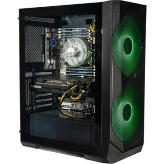 Broonbee Gaming PC High End mit Intel 14-Kerne CPU | NVIDIA GeForce RTX 3050 | 64 GB DDR4 RAM | 1 TB NVMe M.2 SSD | Windows 11 Pro | Gamer Computer