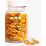 Liposomales Curcumin | 60 Kurkuma Kapseln liposomal mit Curcumin Extrakt | hohe Bioverfügbarkeit | hochdosiert natürliches Antioxidans für Entzündungen & oxidativen Stress | Vegan | Sundt Supplements