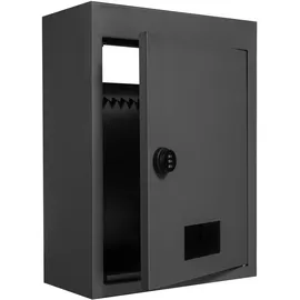 Vevor Mauerdurchwurf Briefkasten schwarz