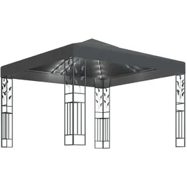 vidaXL Pavillon 3 x 3 m inkl. 4 Seitenteile Anthrazit
