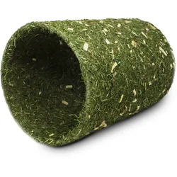 JR FARM Nager Heu-Tunnel & Naturholz Kleintiersnack / Zubehör Groß (ca. 800g)