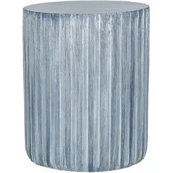 Garten Beistelltisch Beton grau rund ⌀ 39 cm AMARO