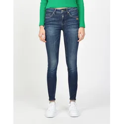 Skinny-fit-Jeans GANG "94LAYLA", Damen, Gr. 31, N-Gr, blau (vintage), Denim/Jeans, Obermaterial: 98% Baumwolle, 2% Elasthan, casual, skinny fit, Jeans