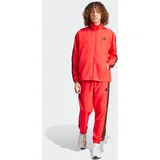 Adidas Trainingsanzug ADIDAS SPORTSWEAR "M 3S WV TT TS", Herren, Gr. XL, rot (pure ruby), Obermaterial: 100% Polyester, sportlich, Sportanzüge, drei Streifen Woven Tracksuit