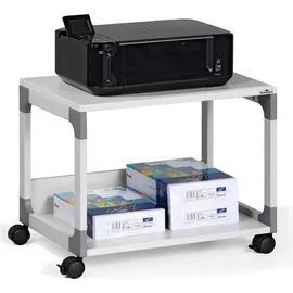 Durable System Multi Trolley 48, grau, glasfaserverstärkte Ecken, Kippschutz - 600 x 477 x 432 mm, 371010