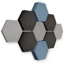 platino24 Akustikpaneel Edition LOFT weiß 9 St. Ø 30 cm