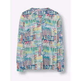Heine Druckbluse mehrfarbig 50