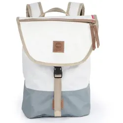 360° Taschen Landgang Mini Rucksack weiß und grau