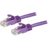 StarTech.com (1,5m, CAT6-Patchkabel, Snagless-RJ45, 24 AWG Kupferdraht, Ethernet) lila/violett