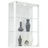 fif Möbel Vitrine »OPTIMA«, Hängevitrine/Glasvitrine 2x Glastür,perfekt für Sammler,Sammlervitrine weiß